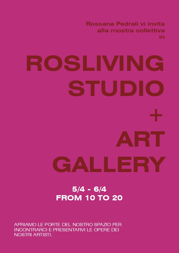 locandina mostra rosliving studio