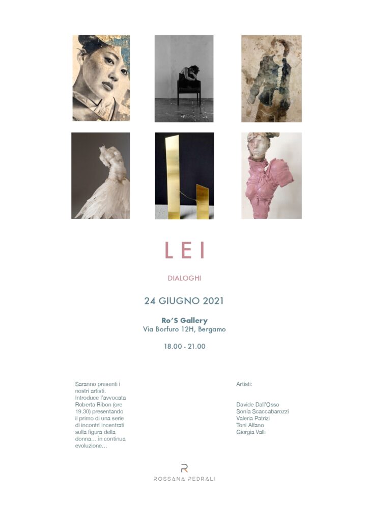locadina mostra "lei-dialoghi"