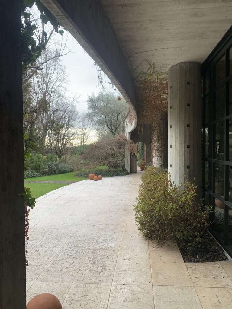 progetto architettura di un patio