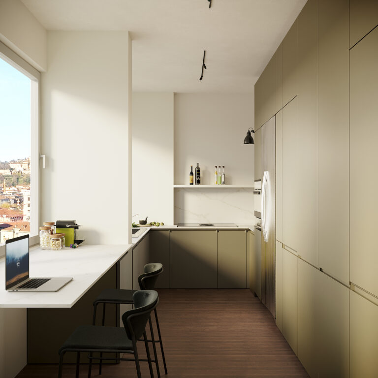 progettazione spazi piccola cucina