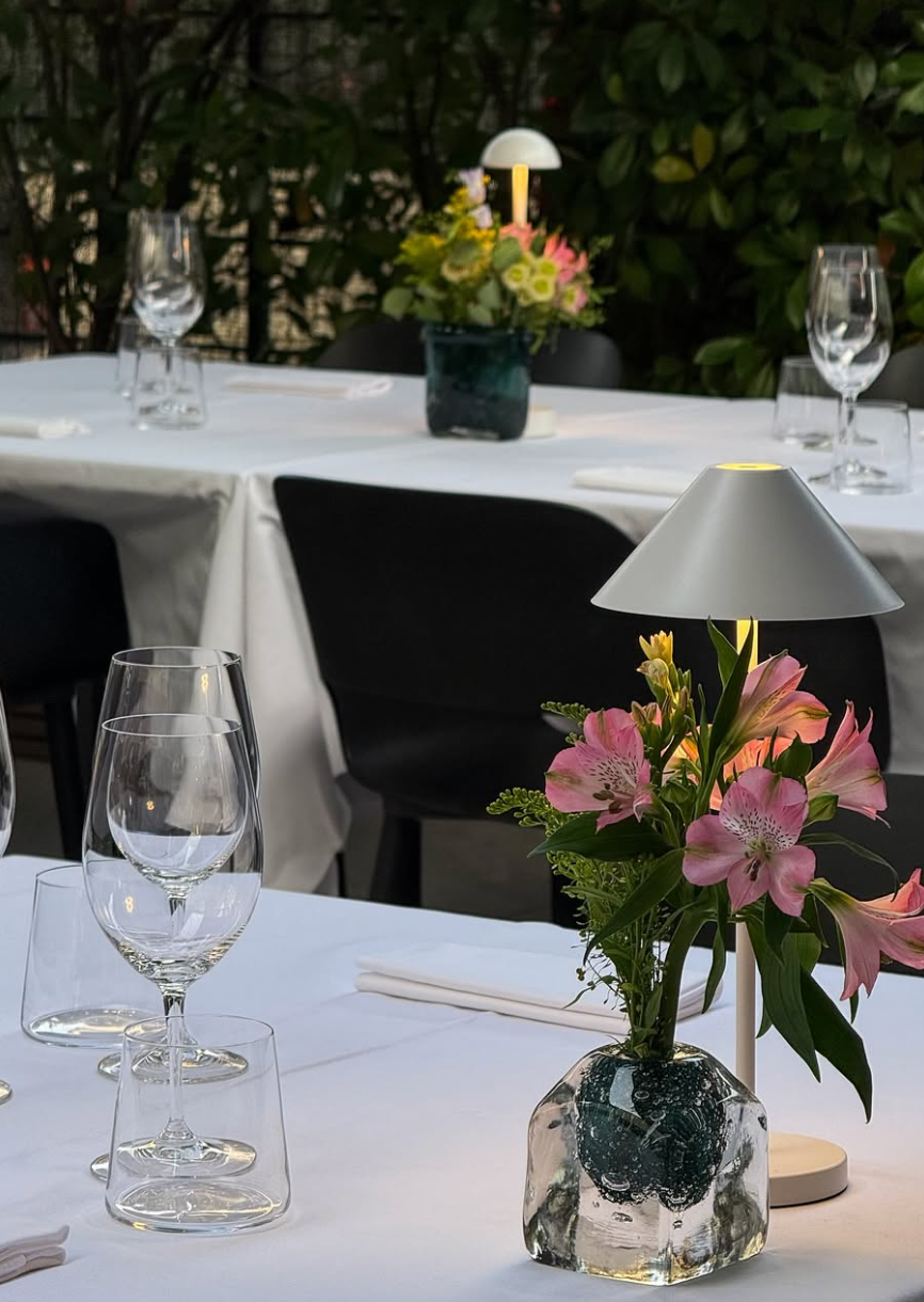 dettaglio dehor impronte ristorante