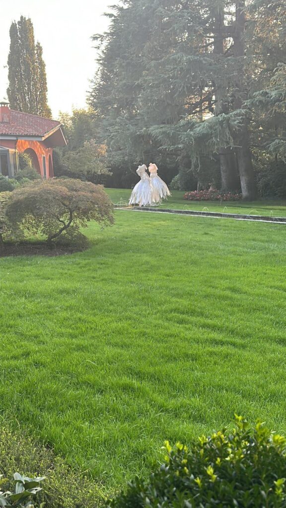 ballerine in giardino
